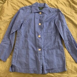 Ralph Lauren Light Blue Women's Linen Jacket